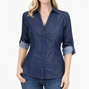 Express denim shirt M